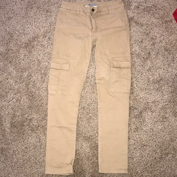 half and half cargo pants